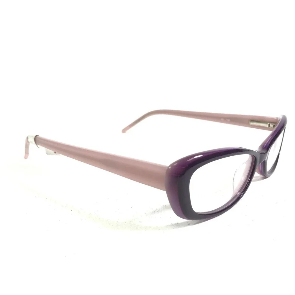Lacoste Eyeglasses Frames L2611 513 Purple Rectangular Cat Eye 53-17-135